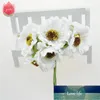 12ピース現実的なシルクチェリーの造花の花束のための結婚式の家の装飾diyスクラップブッキングの花輪クラフトの花1