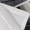 Blanc Perle Film Enveloppe En Plastique Bubble Mail Sacs Différentes Tailles Marchandises Épaissir Livraison Sac D'emballage Courier Express Pochette D'emballage avec Adhésif Sur Le Dessus
