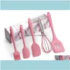 Cake Tools Bakeware Kitchen Dining Bar Home Garden cookware Kitchenware Non-Stick Cookware Sile Cooking Tool Sets Egg Beater Spatula Oil Brush K