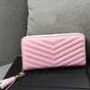 2023 Luxury Designers Classic Plånbok med låda Högkvalitativ Lady Handbag Flip Clutch Bag Wholesale 405