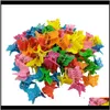 100 pcslots gemengde kleuren kinderen meisje boetiek mini hart poot vlinder vorm clips schattige barettes