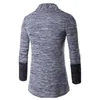 Spring Autumn Sweater Men Long Sleeve Patchwork Thin Knitted Cardigan High Quality Casual Sweaters Slim Knitwear Coat 210909