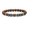 8mm Natural Crystal Stone Strands Beaded Charm Bracelets Handmade For Women Men Yoga Energy Jewelry Party Decor