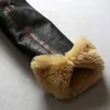 Casacos de couro de inverno Casaco de pele de bombardeiro homens grossos shearling shearling voo piloto jaqueta rússia casual sobretudo