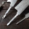 XITUO Damascus Steel Knife Handmade DIY Blade Blank Without Handle High carbon steel Chef Knife Japan Santoku knife Cleaver