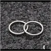 Borchie Drop Delivery 2021 Segment Ring Hoop Rings Septum Clicker Piercing al naso Fibbia Orecchini rotondi Gioielli per il corpo Interfaccia in acciaio inossidabile