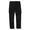 Pantaloni da uomo Uomo 2021 Pantaloni in cotone elasticizzato Pantaloni cargo Stile militare Dritto Molte tasche Verde militare Blu Cachi Nero Uomo