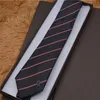 Tie 100% silk embroidery stripe pattern classic bow tie brand men's casual narrow ties gift box packaging 87522154