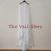 Bridal Veils Long Cathedral Wedding Cape Shawl Cloak Tulle Accessories Appliques White Ivory 3 Metres Lace