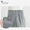 Trytree summer Autumn Women two piece set Casual Polyester tops + short Soild Female Office plus size Suit Set Short Sleeve Sets 220217