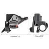 Deragliatori per bici MTB Mountain Leva del cambio a sinistra 3 velocità Deragliatore per bicicletta Thumb-tap Shifter Accessori per ciclismo