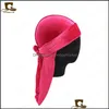 Beanie / SKL 모자 모자 모자, 스카프 장갑 패션 Aessories Mens Veet Durags Bandana Turban Hat 가발 남성 Durag 라이딩 헤드웨어 헤드 밴드 파이