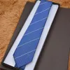 Krawat 100% jedwabny haft pasek wzór Klasyczny muszka marka męska dorywczo wąskie krawaty Pudełko Pakowanie 8752