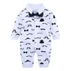 Baby Boys Clothes Infant Rompers Newborn Tuxedo One-piece Clothes Children's Bodysuit 210413