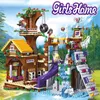 872 pieces Adventure Camp Tree House Emma Mia Building Blocks Figure Friendship Educational Bricks Toy for Girl Children X0503