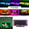 Şeritler USB LED Strip Su Geçirmez RGB Bant Esnek Neon TV Duvar Odası Uzaktan Kumanda Oyun Dekoru Dekorasyon Yatak Odası ST