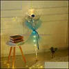 Party Decoration Event Supplies Festive Home Garden Valentines Day Flashing Light Rose Bouquet Led Balloons Luminous Bobo Ball B8589975