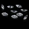 EF Color 2 * 4mm Marquise Shape Loose Moissanites Gems Kamienie Testowane Pozytywne