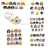 Gros Anime Cartoon Soft Pvc Croc Shoe Charm avec Pièces Accessoires Décoration Boucle pour Clog Bracelet Bracelet Party Gift Favors