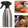 1 Piece Kitchen Tool Pump Spray Bottle Oiler Pot Barbecue Cooking Cooker Olive Stainless Steel 2104235901930