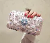 2022 White Diamond Women Clutch Bags for Women Female Purse Wallet Party Bag Envelope Bridal Wedding Evening Handbags 06