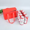 Portable Large Capacity Lunch Insulation Bag Aluminum foil Thermal Cooler Bags Non-woven Fabric Oxford Cloth Handbag Picnic Travel Food Storage Box HY0070