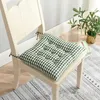 R￶d rutig kudde f￶r matstol tjockt sittplats tryckt kontor bakgolv placering 1 stycke kudde/dekorativ kudde