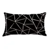 1 st svartvitt mönster kudde omslag kast kuddfodral hem bil soffa dekorativ örngott dekor 18July12 kudde/dekorativ