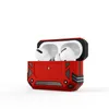 För airpods 2 3 Anti_fall Hörlurar Fodral PC Armor Air Pods Pro Headphone Shell Skyddskåpa Anti-Drop med anti-Lost Metal Hook