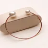 Yun Ruo, pulsera ajustable de doble perla de Color oro rosa, joyería fina de acero de titanio, venta al por mayor, regalo de cumpleaños para mujer Q0717
