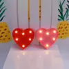 3D Love Heart Night Light LED Lights Children's BedroomTable Lamp Creative Indoor Lighting for Romantic Valentine's Day Christmas Kids Gift