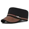 Berets Northwood Fashion Cotton's женские военные шляпы мужская кепка с плоской топ регулируемые бейсболки для взрослого папа шляпа