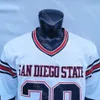 Wsk San Diego State Aztecs Football Jersey NCAA College Marshall Faulk Williams Jordon Brookshire Greg Bell Bellinger McMorris Johnson Hawkins McDonald Fountain