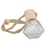 Bouteille de parfum de voiture, diffuseur de désodorisant suspendu, pendentif d'huile essentielle, bouteilles en verre vides, emballage