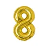 32 Inch Nummer Ballon Verjaardagsfeestje Decoraties Kleur Aluminiumfolie Ballonnen Bruiloft Thuis Banket Levert DH8575