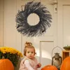 Halloween Dekorationer Svart Bat Loop Decoration Glödande Hängande Shining Garlands Utomhus Garden Dörrkransar Heminredning Y0901