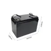 ABS Plastikowy 12 V 200ah LifePO4 Box Box Battery Solar Wodoodporna Pusta Palstic Battery Case Kwas Lutowy Wymiana baterii litowo-baterii