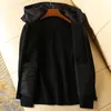 Men's Jackets high-quality menswear designer luxury jacket fashion stitching pocket zipper black casual hooded mens knitted coat YDQG
