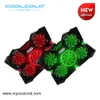 COOLCOLD Gaming Cooler Cooling Pad con 5 ventole LED 12-17 Laptop