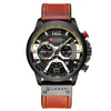 Montre-bracelets Curren Quartz Men039s montres Business Sport Wristwatch trois sous-calendrier 3ATM WATHERPOR LUXURY Watch Relo1227785