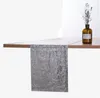 30 * 275 cm Stof Table Runner Goud Zilver Sequin Table Doek Sparkly Bling voor Bruiloft Decoratie Benodigdheden Tafelkleed 1397 V2