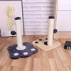 Planche à gratter en Sisal pour animaux de compagnie, jouets pour chats, petite étagère d'escalade avec poteau de nid, jouet Puzzle amusant pour chaton