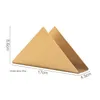 Porte-serviettes Triangle d'or Porte-serviettes en acier inoxydable Restaurant El Table Storage Decor Tissue Home Box Distributeur 210818