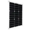60W 18V Dual USB Solar Panel Battery Charger Monocrystal with 40A Controller for Car Moto Motorboat