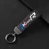 Keychains Fashion Motorcycle Carbon Fiber Leather Rope Keychain Key Ring For K1300R K1300 R Accessories