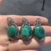 Objets décoratifs Figurines 1 pièces belle malachite naturelle dame pendentif en gros collier gemme cadeau d'anniversaire