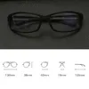 남성 여성을위한 긴 푸른 빛 안경 프레임 여성 레트로 사각형 스포츠 안경 패션 블랙 클리어 렌즈 게임 안경 Y0831