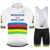 Julian Alaphilippe World Cykling Jersey Set Quick Step Clothing Road Bike Suit Cykel MTB Uniform Maillot Racing Sets