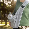 Seggiolino auto Ers Forniture Casa GiardinoPet Cucciolo Borsa per cani Trasportini per animali Zaino Imbracatura a mano per gatti Cani Borsa da trasporto in cotone traspirante Grande Dr