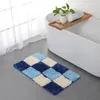 Badmatten 3 stuk geometrische patroon toilet mat deksel cover anti slip badkamer tapijten set Shaggy vloerteken voor nachtkastje tapijt